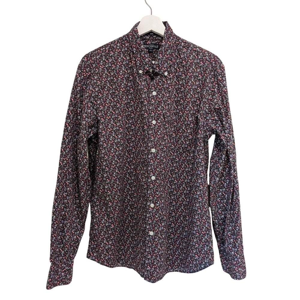J. Crew Mercantile Men's Ditsy Floral print (Lg) Tailored Preppy Ivy